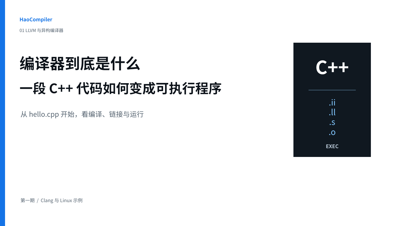 编译器到底是什么？一段 C++ 代码如何变成可执行程序